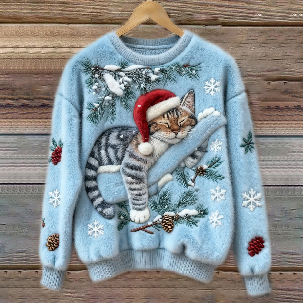Noëlle | Jersey Navideño con Bordado 3D