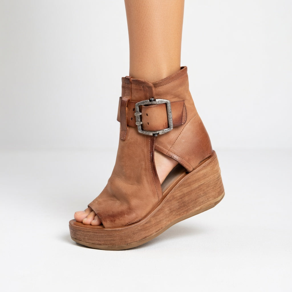 Orélisse | Botines de Cuña Abiertos Elegantes