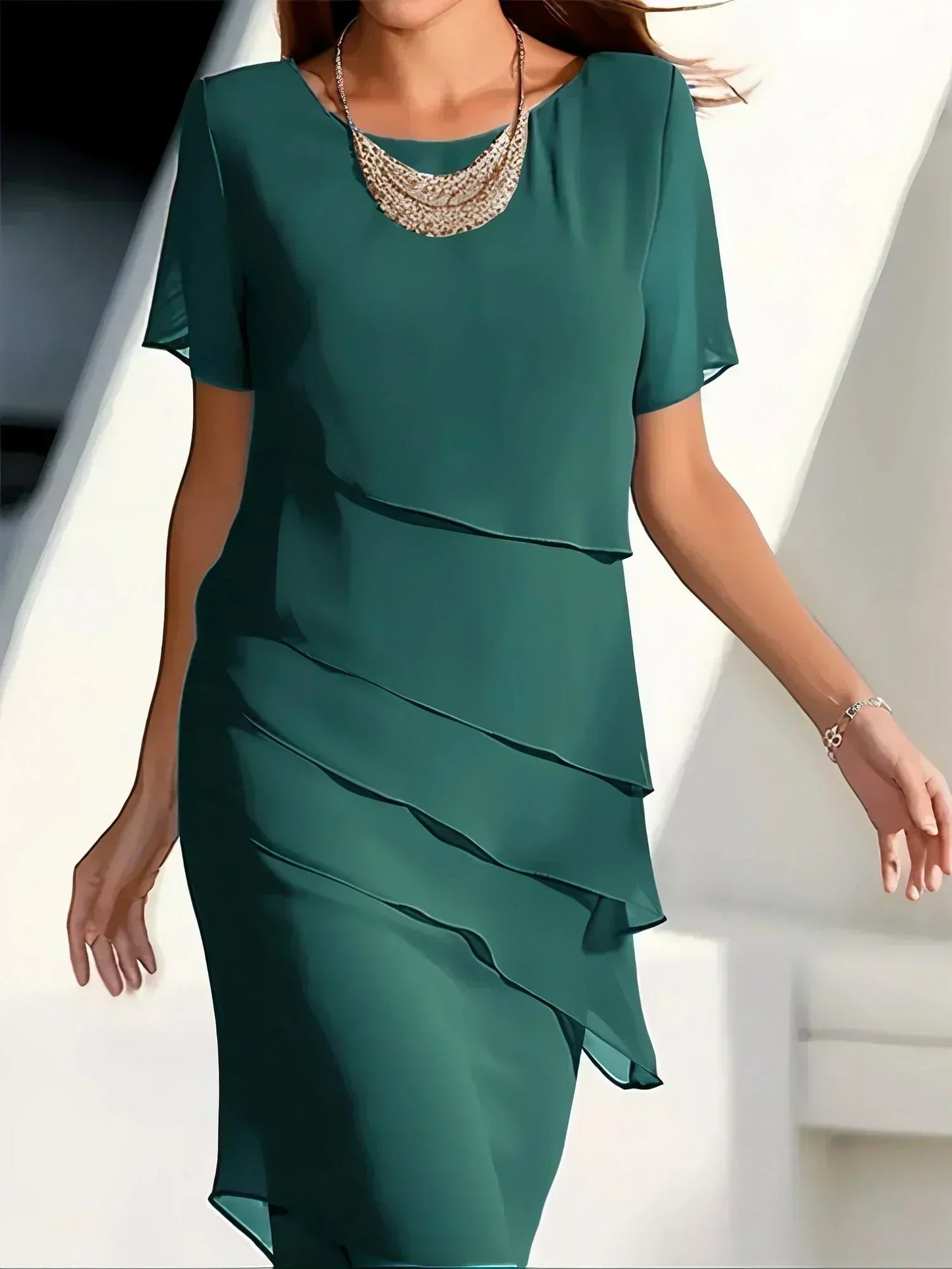 Anastasia | Vestido Midi en Capas
