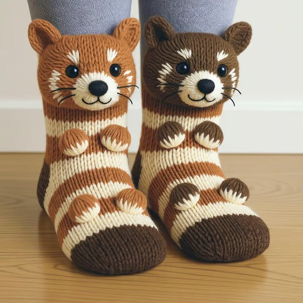 Calcetines 3D Animales Antideslizantes