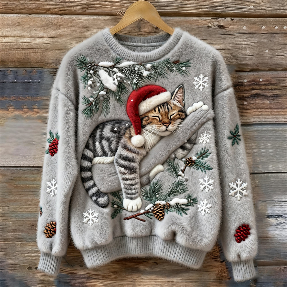 Noëlle | Jersey Navideño con Bordado 3D