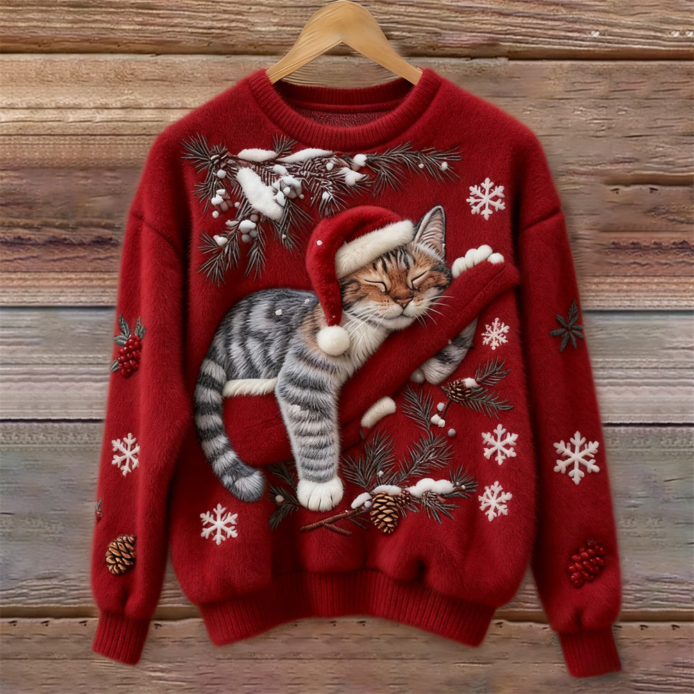 Noëlle | Jersey Navideño con Bordado 3D