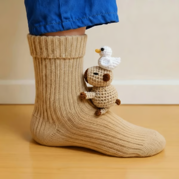 Calcetines 3D Animales Antideslizantes