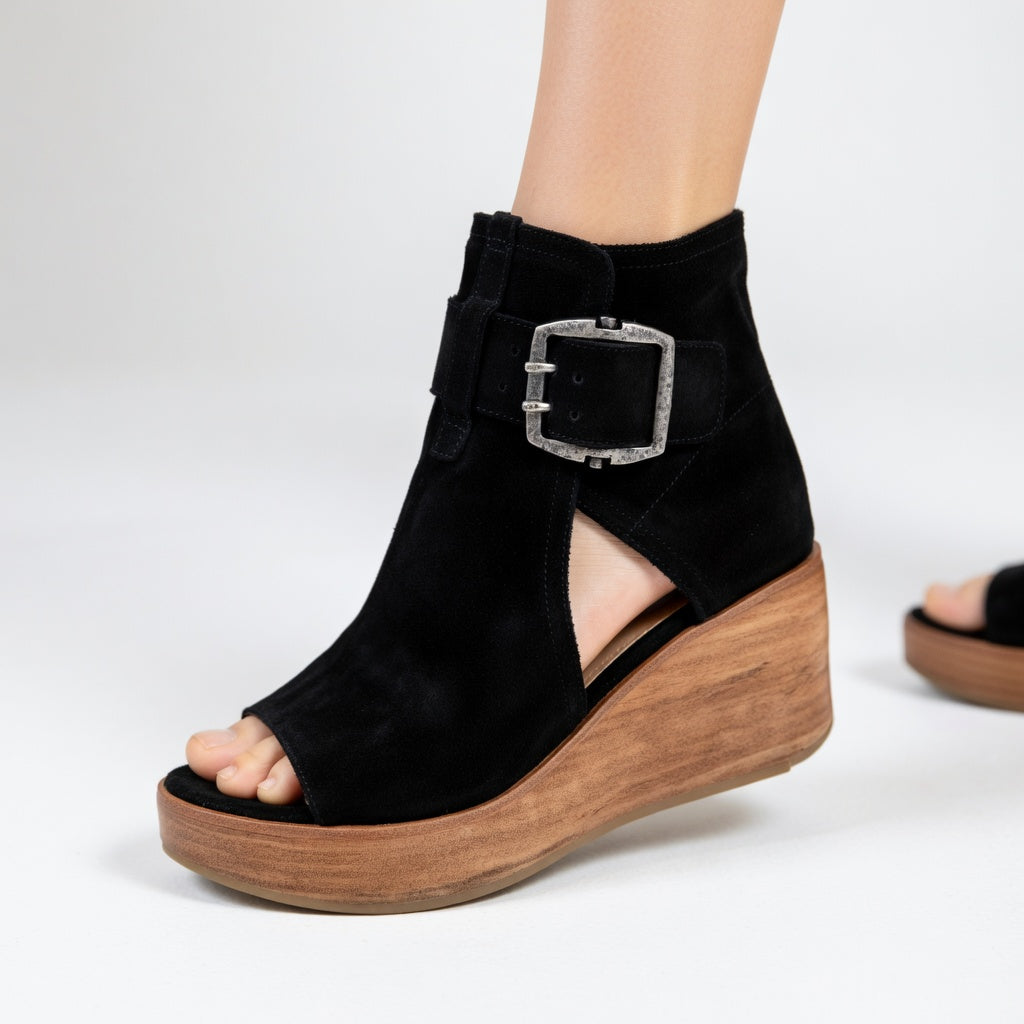 Orélisse | Botines de Cuña Abiertos Elegantes