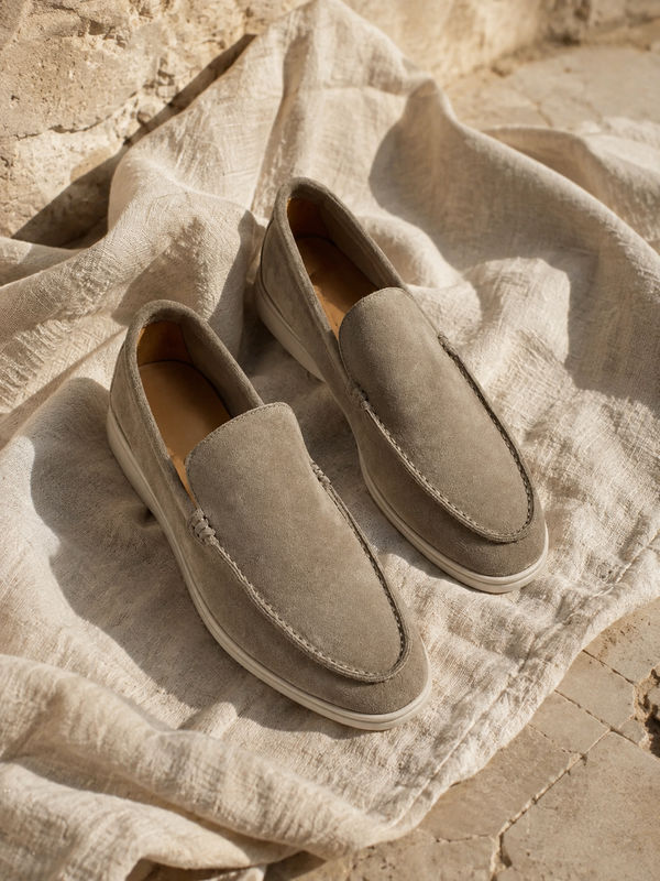 Lorenzo | Eleganter italienischer Wildleder-Loafer