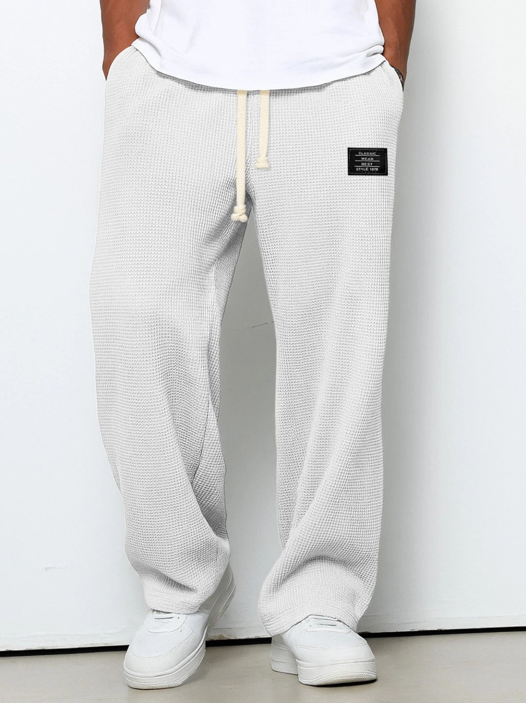 Luca | Pantalón relaxed waffle premium