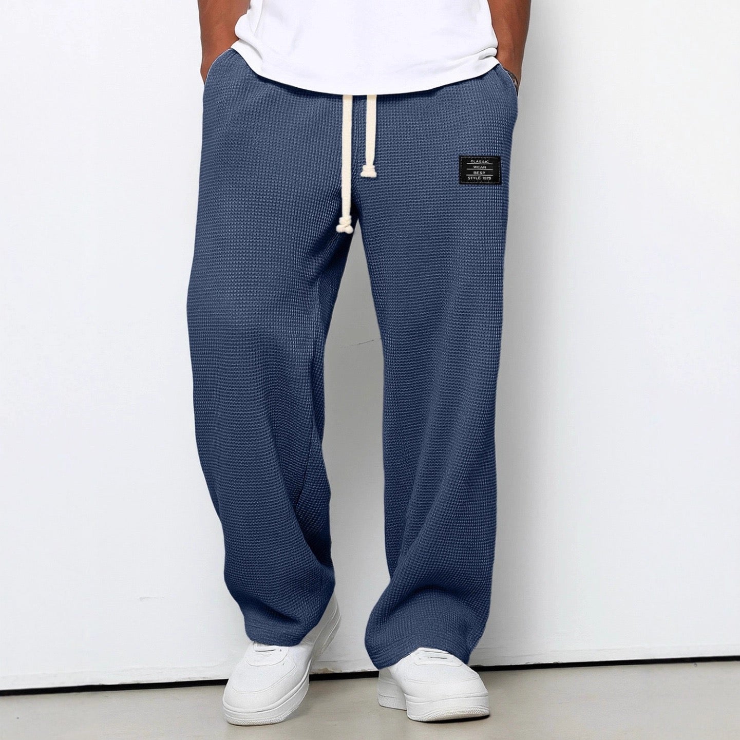Luca | Pantalón relaxed waffle premium