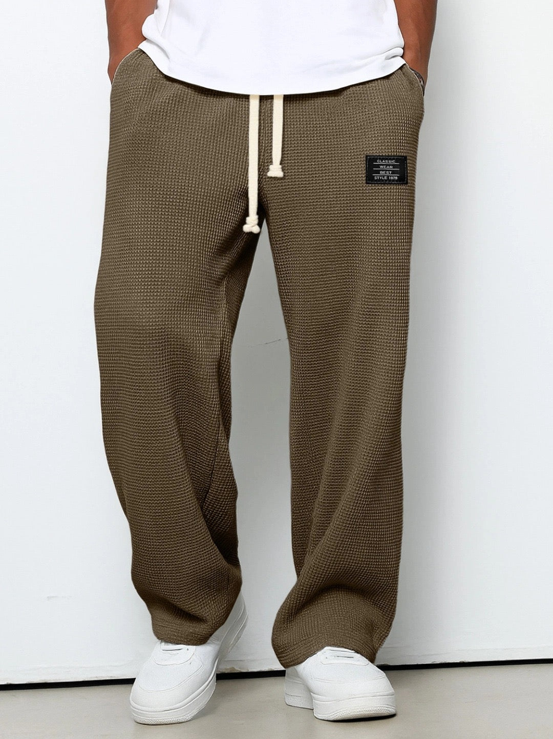 Luca | Pantalón relaxed waffle premium