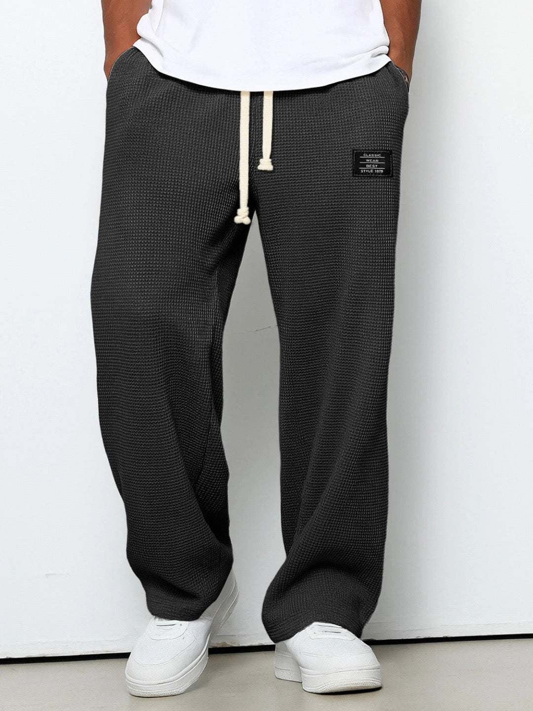Luca | Pantalón relaxed waffle premium