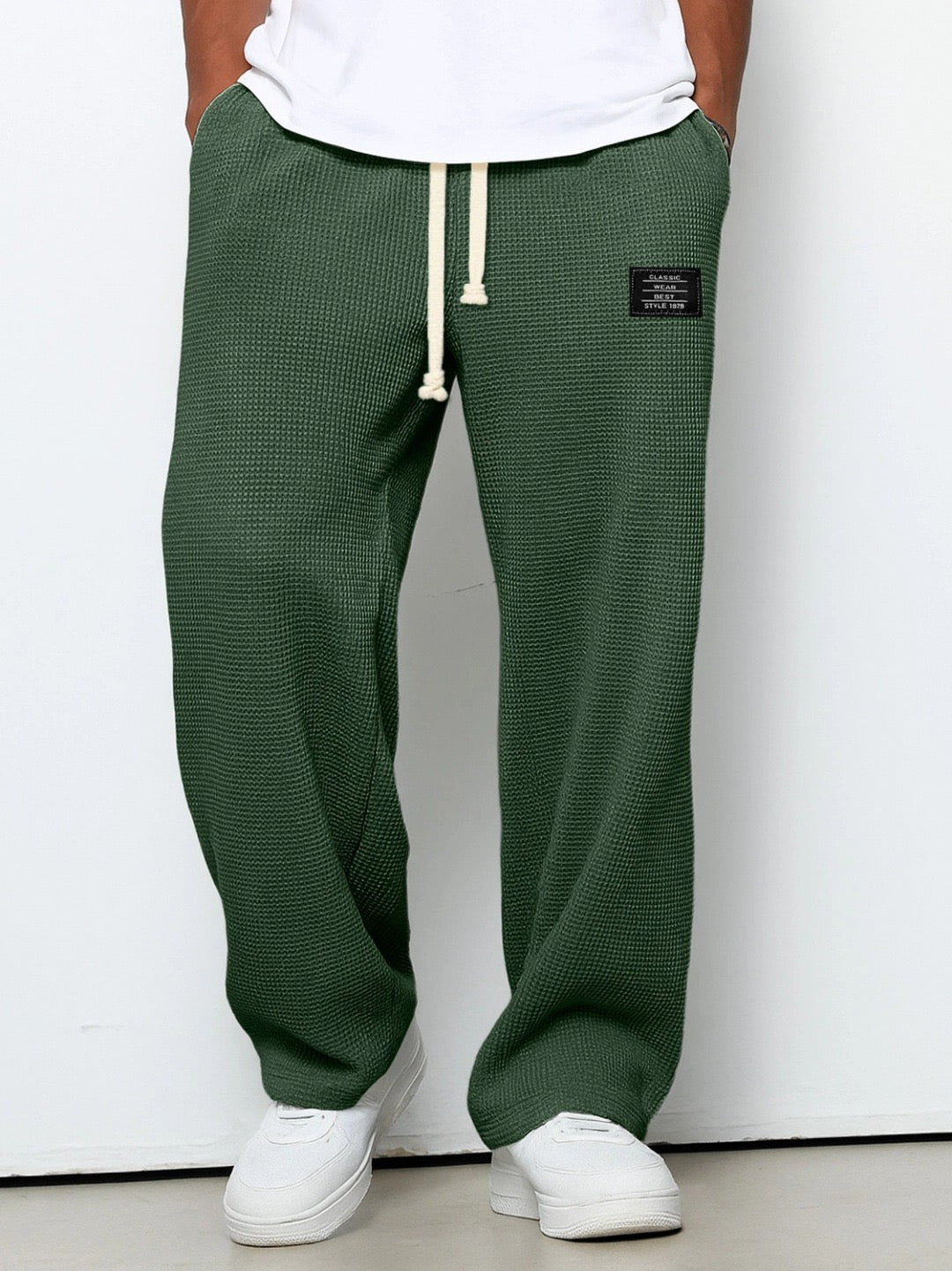 Luca | Pantalón relaxed waffle premium