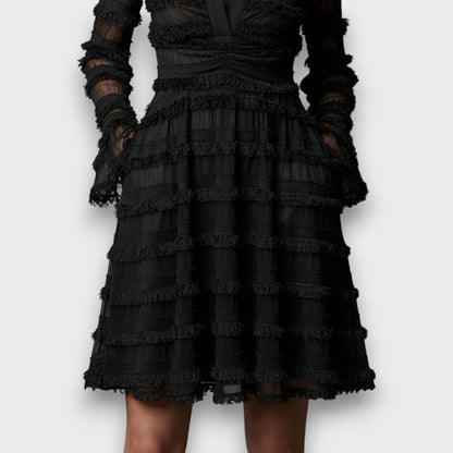 Parisa | Vestido Midi Negro