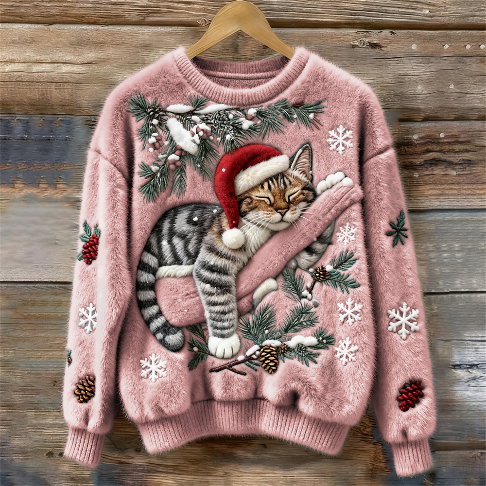 Noëlle | Jersey Navideño con Bordado 3D