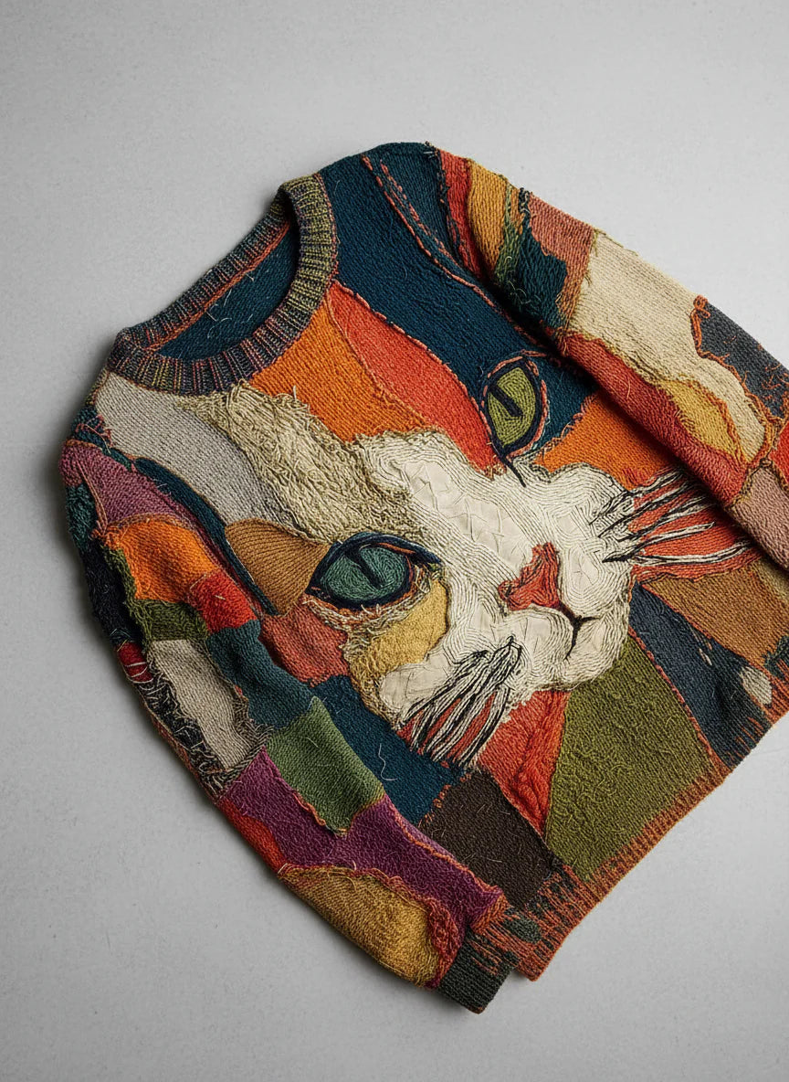 Zaira | Jersey artístico diseño gato
