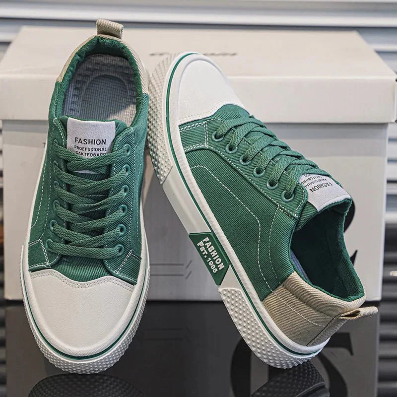 Milan | Sneakers Vintage de Lona con Estilo Atemporal