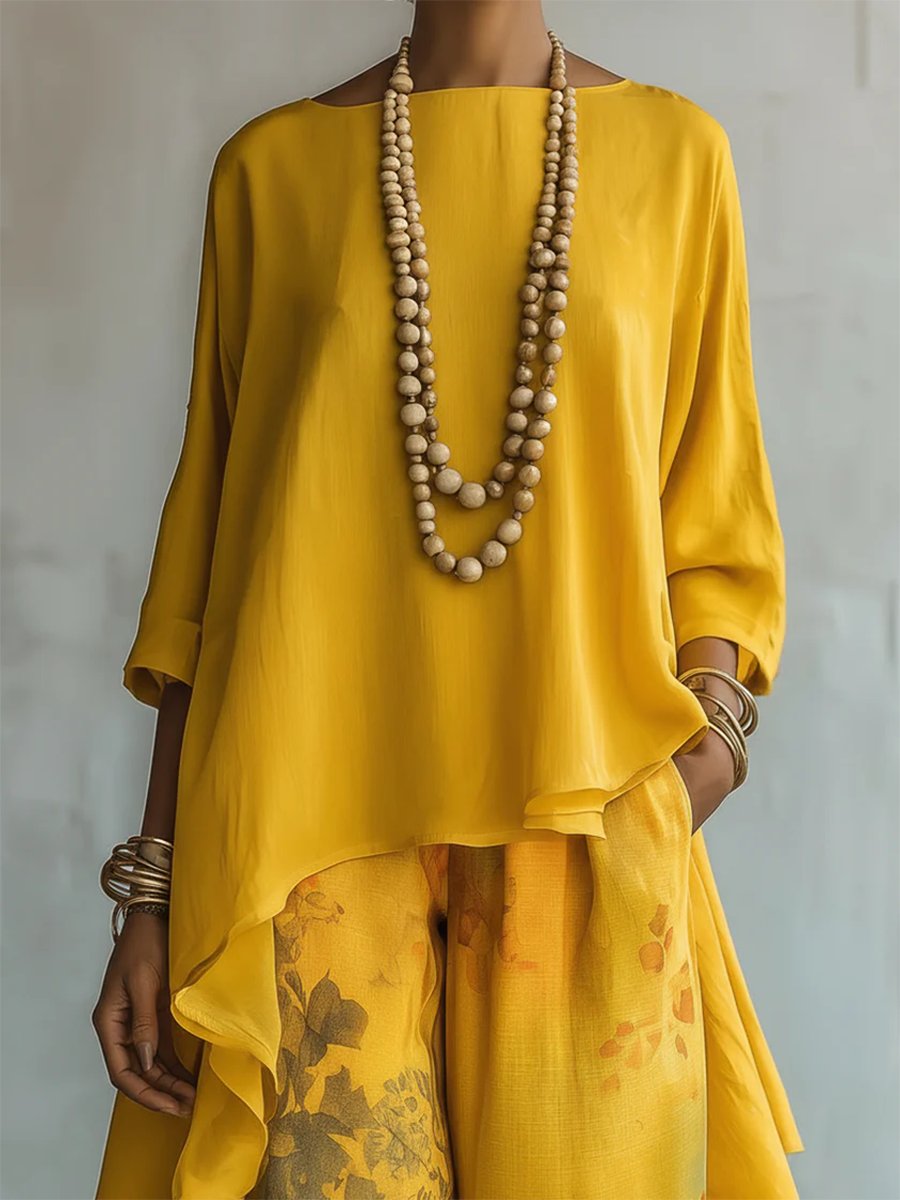 Fiorella | Conjunto Boho Floral para Mujer