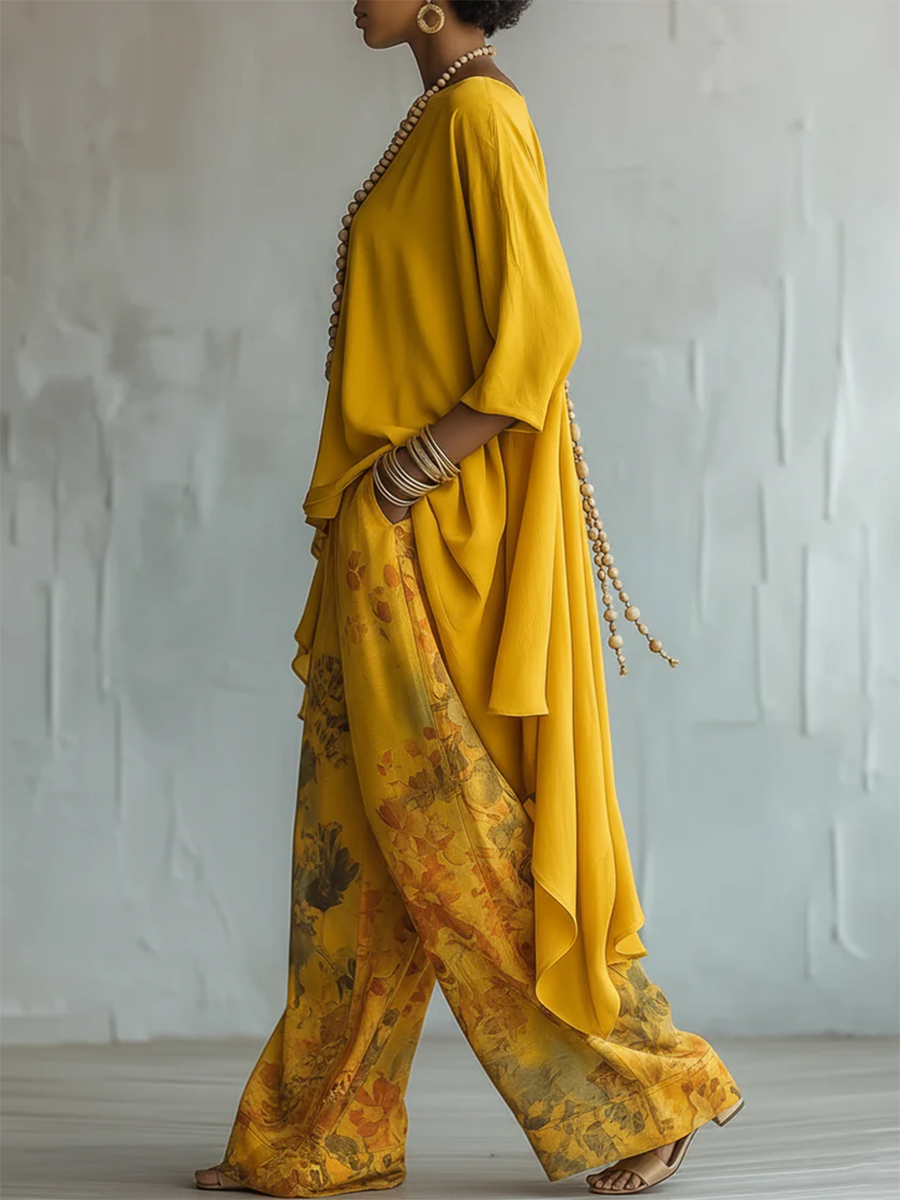 Fiorella | Conjunto Boho Floral para Mujer