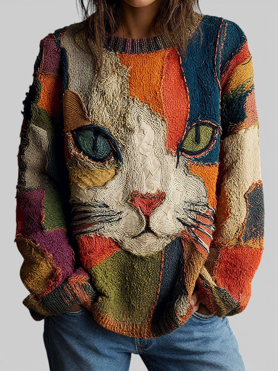Zaira | Jersey artístico diseño gato