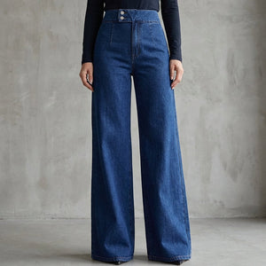 Lucia | Denim Wide Leg de Cintura Alta