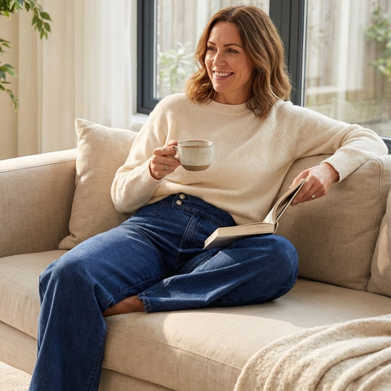 Lucia | Denim Wide Leg de Cintura Alta