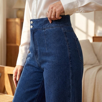 Lucia | Denim Wide Leg de Cintura Alta