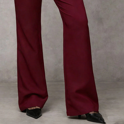 Valença | Pantalón de Talle Alto y Corte Fluido
