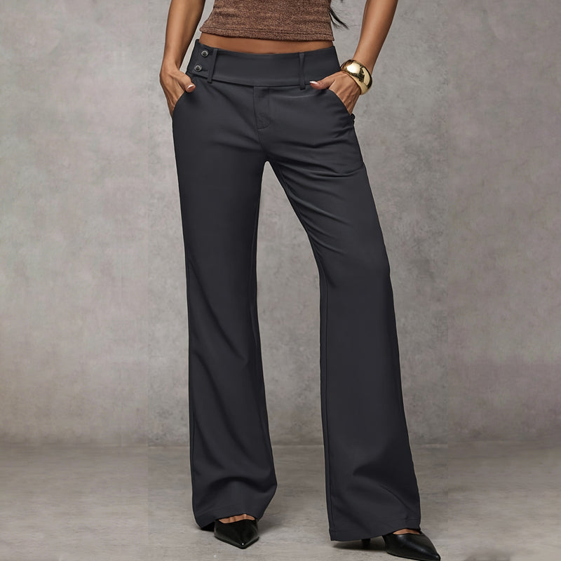 Valença | Pantalón de Talle Alto y Corte Fluido