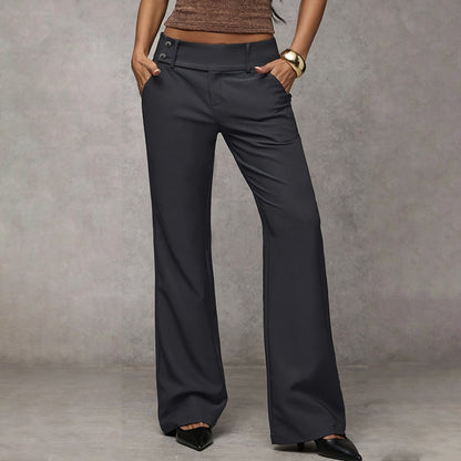 Valença | Pantalón de Talle Alto y Corte Fluido