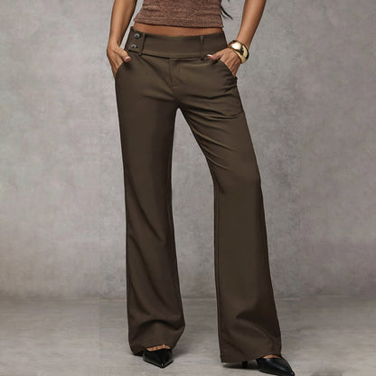Valença | Pantalón de Talle Alto y Corte Fluido